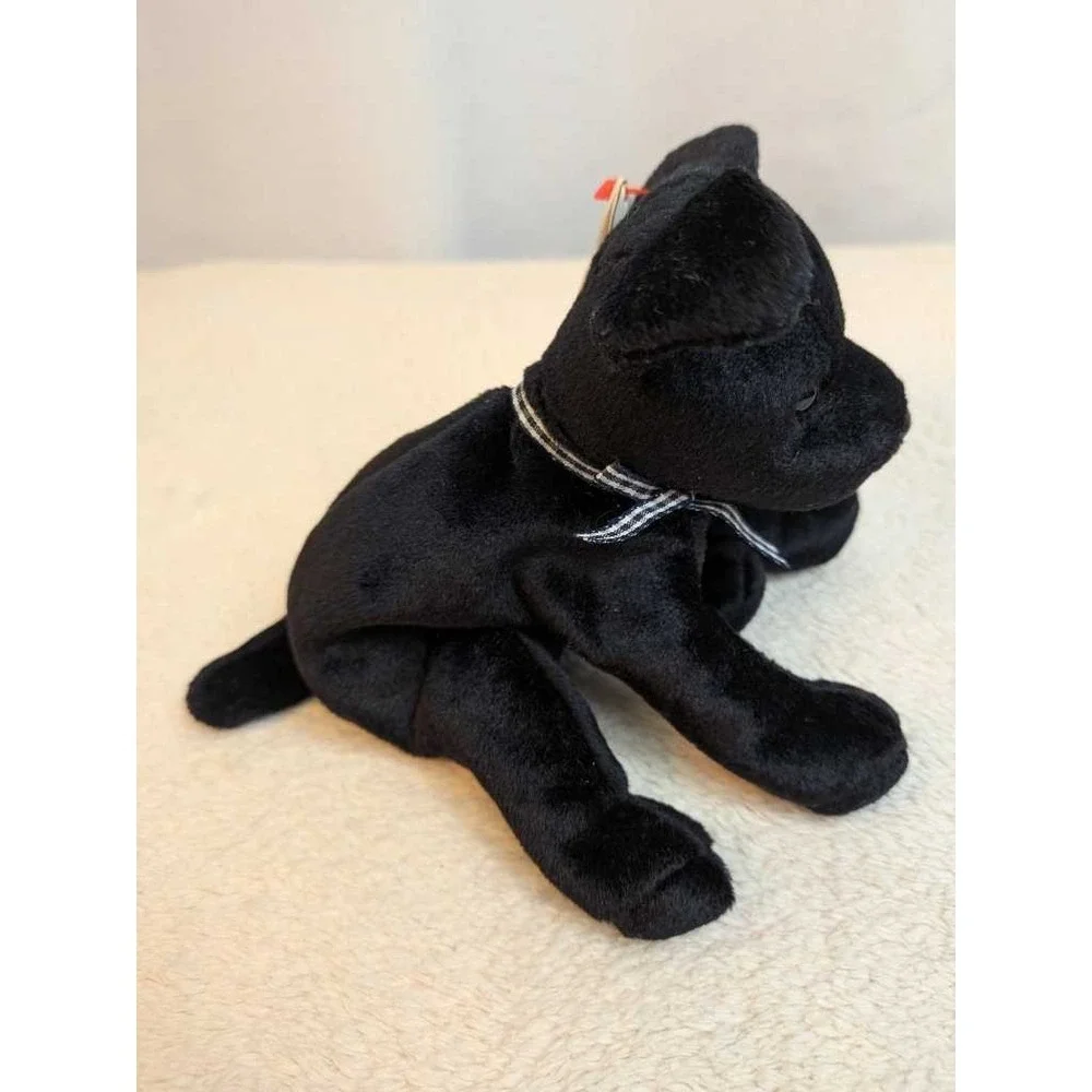 Ty‎ Beanie Baby Luke Black Labrador Dog Plush 1998